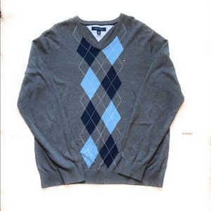 Tommy Hilfiger Argyle Pullover sweater XXL/TG